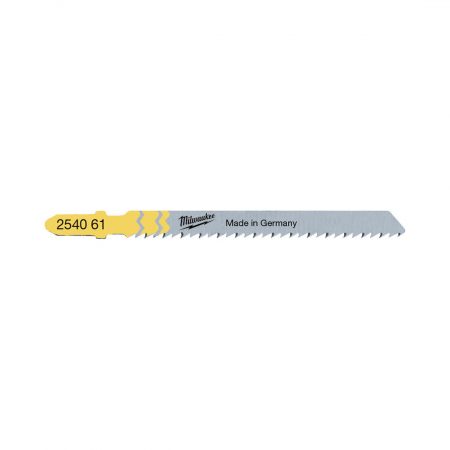 Milwaukee Pistosahanterä T101B 75/2,5mm. Kuvassa pistosahanterä vaaka-asennossa.